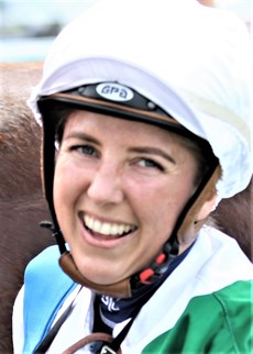 Samantha Collett ... my pick for the Jockey Challenge. She rides Mabel in the Bribie (see race 6)