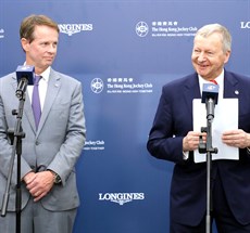 Hong Kong Jockey Club Executive Director, Racing Mr Andrew Harding and the club's Chief Executive Officer Mr Winfried Engelbrecht-Bresges have every right to look pleased with themselves. What a show the Hong Kong Jockey Club put on!