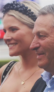 Maddysen and Tony Sears ... another home town double in the bank

Photo: Graham Potter