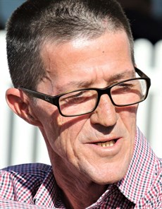 Peter Robl (pictured above) ... he saddles Smart Legend in race 5. Jag Guthmann-Chester (pictured below) takes the reins