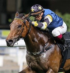 Power Koepp seals a three-timer for Alexis Badel.

Photo: Hong Kong Jockey Club