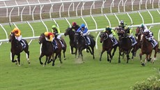 ... and then runs on well to claim third place in a perfect buildup run for the Queensland Derby