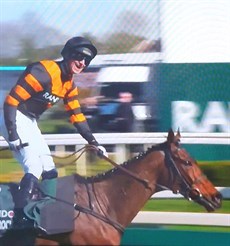 Patrick Mullins claim victory aboard the Willie Mullins trained Nick Rockett in last year's Grand National