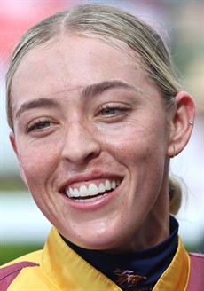 Emily Lang ... back on October ... back in the winners' enclosure