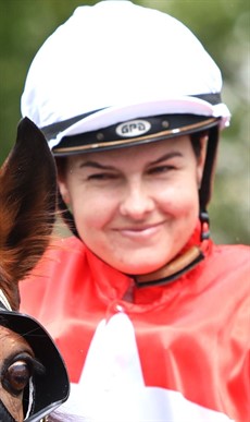 Cejay Graham ... she rode Whatjeudoin' to victory (11/08/26)